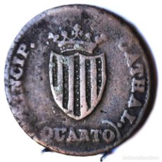 Monnaies d'Espagne: ⚜️ AL612. ESCASA. FERNANDO VII. CATALUÑA (MALLORCA). 1 CUARTO 1813. 3,15 G.. Lote 361371400