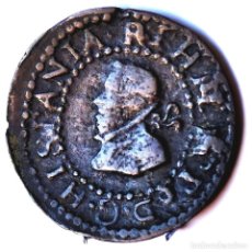 Monnaies d'Espagne: ⚜️ AL605. ESCASA VARIANTE. LUIS XIII A NOMBRE DE F. IV. BCN SEISENO 1641. CON S I. 3,72 G.. Lote 361372795