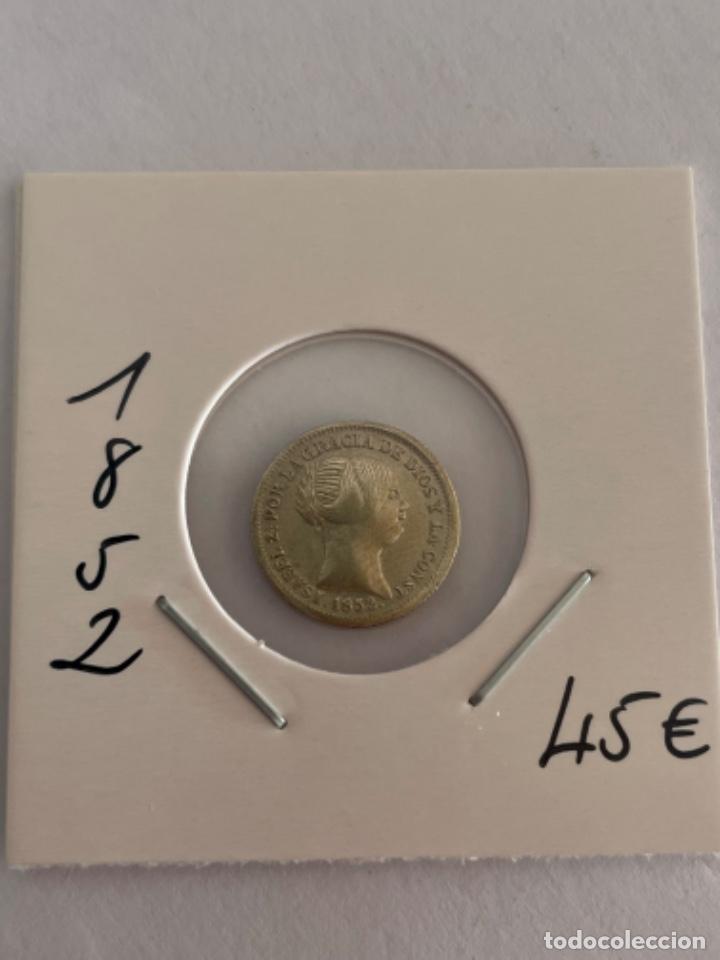 Monedas de Espa&ntilde;a: 1 REAL DE ISABEL II. MONEDA DE PLATA. A&Ntilde;O 1852 - Foto 1