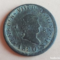 Monedas de España: CAMPO67 - FERNANDO VII . 8 MARAVEDÍS DE 1820 , JUBIA . 9,1 GRAMOS/31 MM.. Lote 362638660