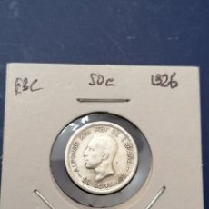 Monedas de España: PLATA, MONEDA 50 CÉNTIMOS, 1926, ESPAÑA, MBC++, 2,50GR