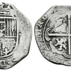 Monedas de España: *** BONITOS 2 REALES DE FELIPE III (1599-1609) SEVILLA B. CAL- TIPO 134. PLATA ***