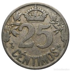 Monedas de España: 25 CÉNTIMOS DE PESETA - 1925 PCS - MADRID - ALFONSO XIII. Lote 363153420