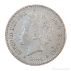Monedas de España: 50 CÉNTIMOS 1894 *9-*4.PGV. ALFONSO XII. MBC.. Lote 363592465