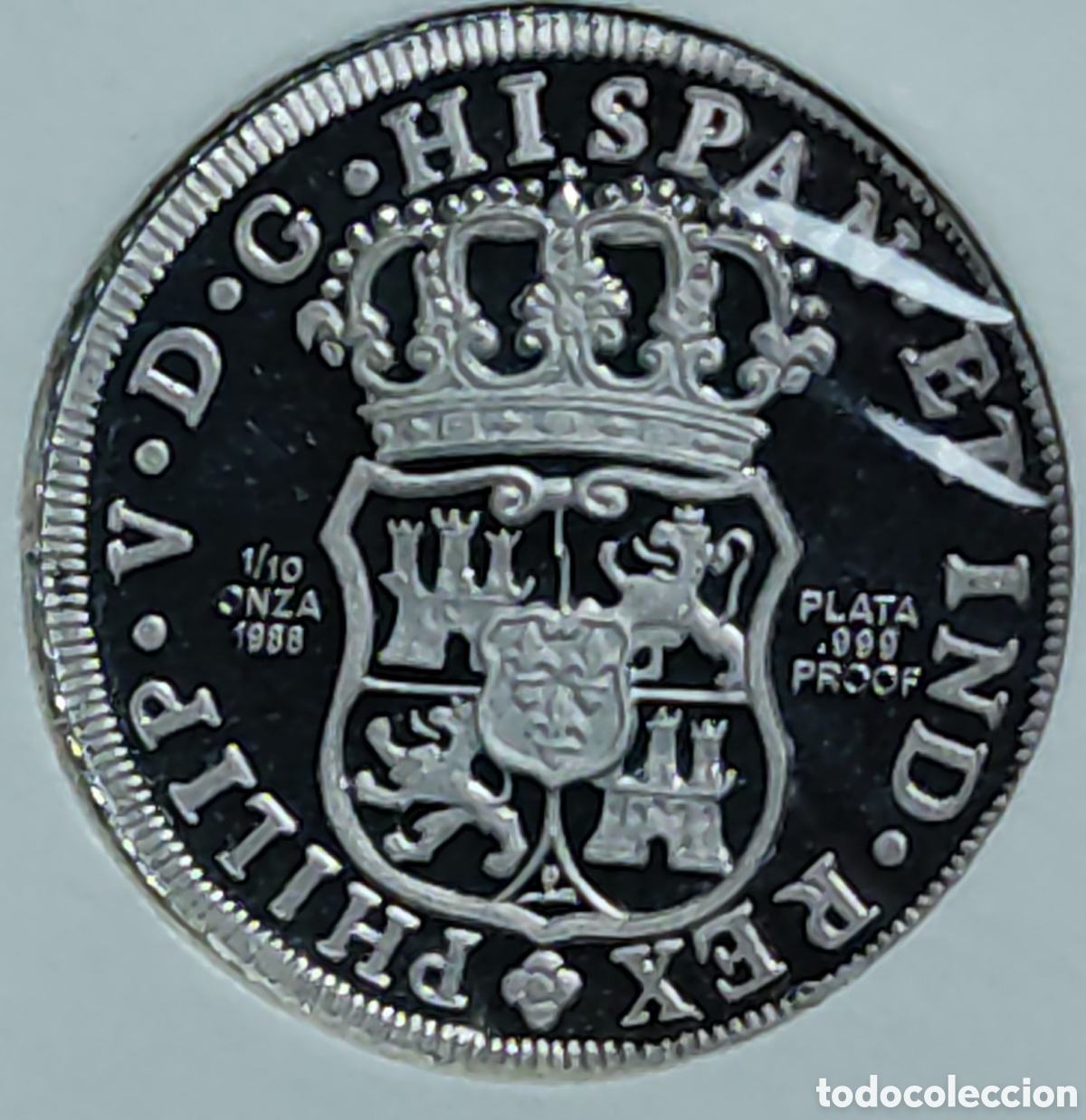 Monedas de Espa&ntilde;a: MODULO 1/2 REAL 1732 M&Eacute;XICO FELIPE V - Foto 1