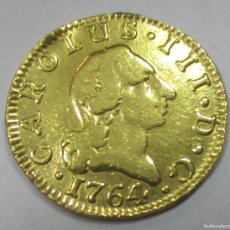 Monedas de España: CARLOS III, 1764. 1/2 ESCUDO DE LA CECA DE MADRID, ENSAYADOR J.P. LOTE 4128. Lote 364431521