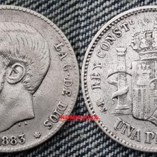 Monedas de España: ALFONSO XII AÑO 1883*18 83. BONITA MONEDA DE 1 PESETA PLATA. PESO 4,98 GR.. Lote 365197291