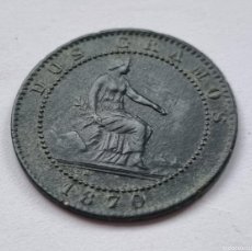Monedas de España: GOBIERNO PROVISIONAL, 2 CENTIMOS 1870. BONITA. Lote 365301566