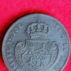Monedas de España: ISABEL II 1850 MEDIO REAL 5 DECIMAS. Lote 365775121
