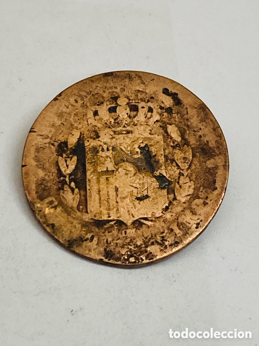 Monedas de Espa&ntilde;a: Moneda de 5 c&eacute;ntimos 1879 - Foto 1
