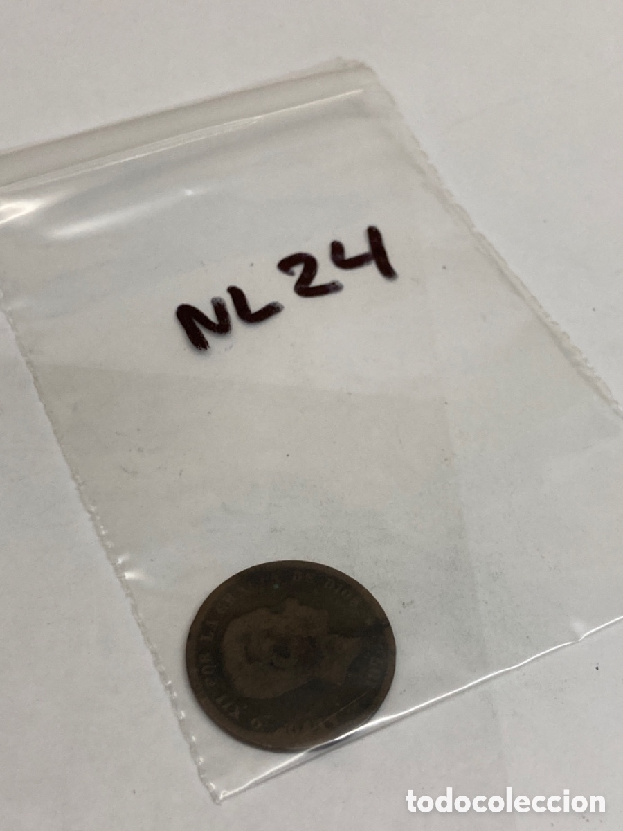 Monedas de Espa&ntilde;a: Moneda de 5 c&eacute;ntimos 1878 - Foto 3