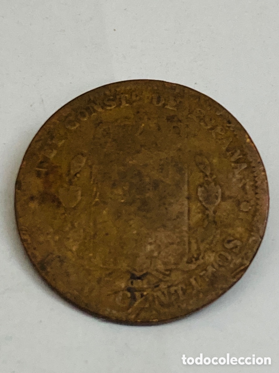 Monedas de Espa&ntilde;a: Moneda de 5 c&eacute;ntimos 1878 - Foto 2