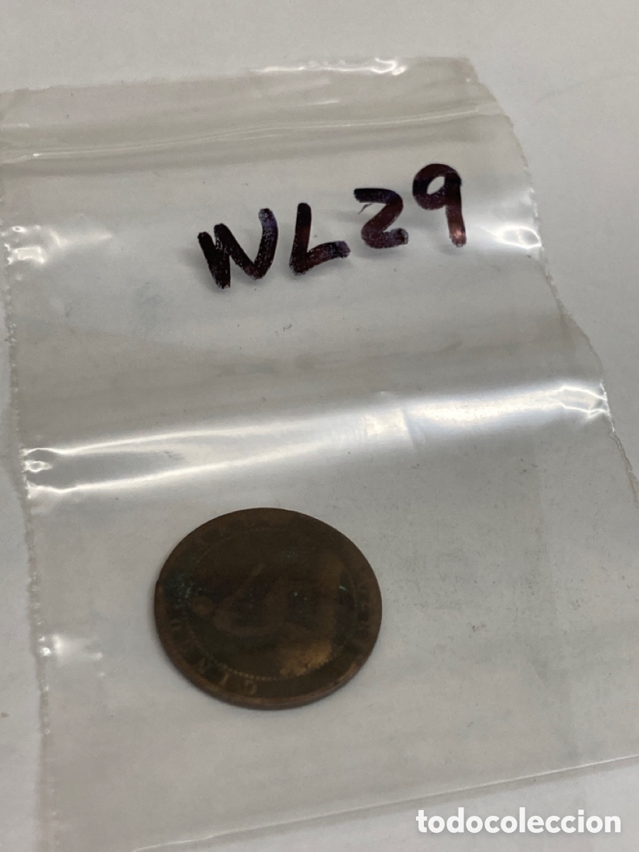 Monedas de Espa&ntilde;a: Moneda de 5 c&eacute;ntimos 1870 - Foto 3