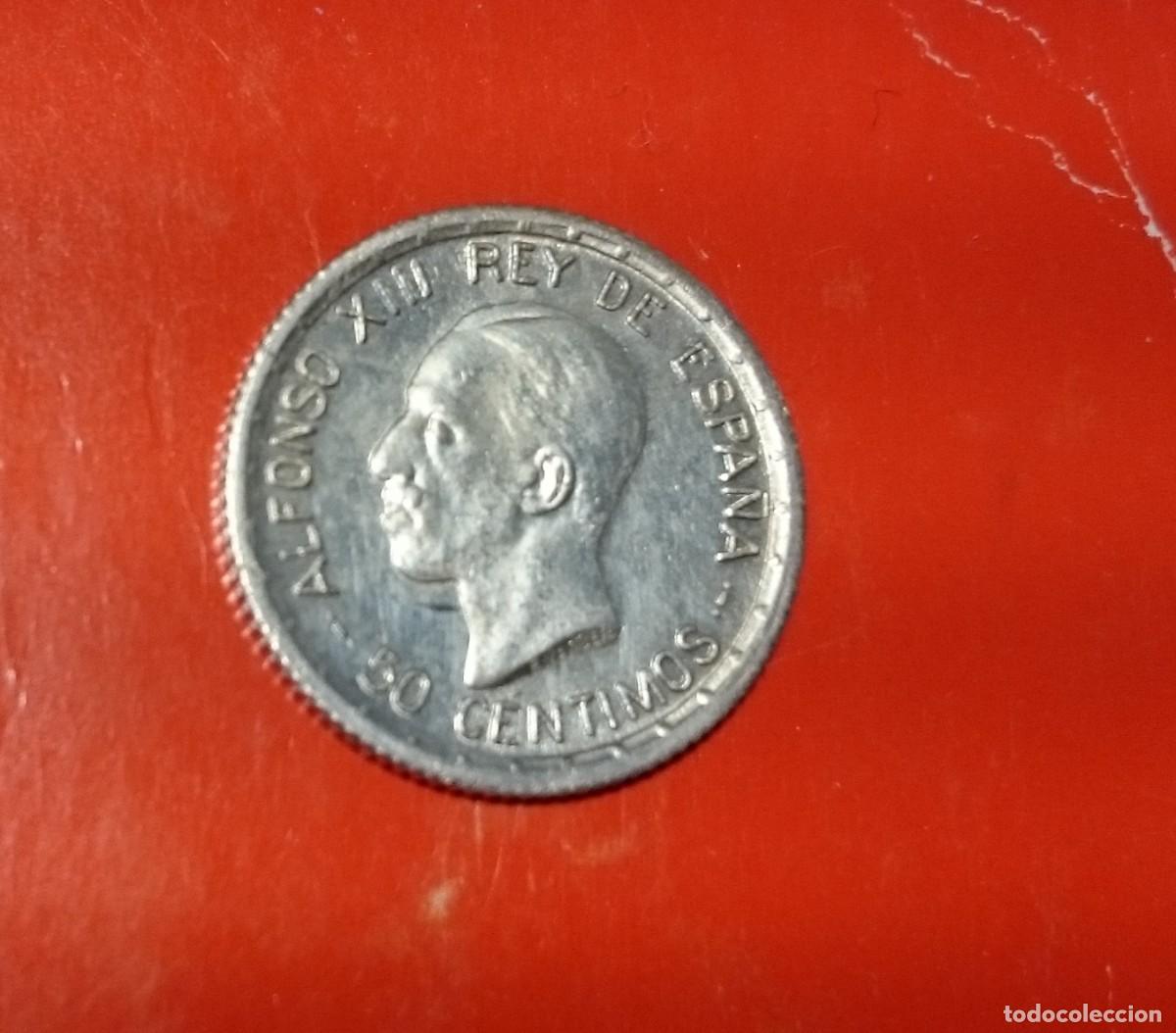 Monedas de Espa&ntilde;a: Moneda de plata de 50 c&eacute;ntimos Alfonso XIII , 1926 - Foto 1