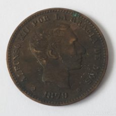 Monedas de España: MONEDA DE 5 CENTIMOS DE ALFONSO XII. 1879. EXCELENTE CONSERVACION. ORIGINAL.. Lote 368372871