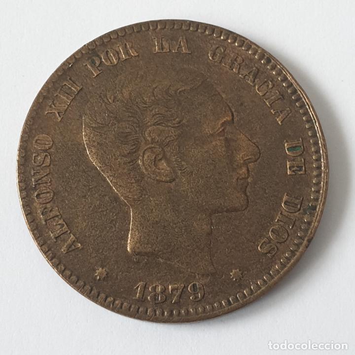 Monedas de Espa&ntilde;a: MONEDA DE 10 CENTIMOS DE ALFONSO XII. 1879. ORIGINAL. - Foto 1