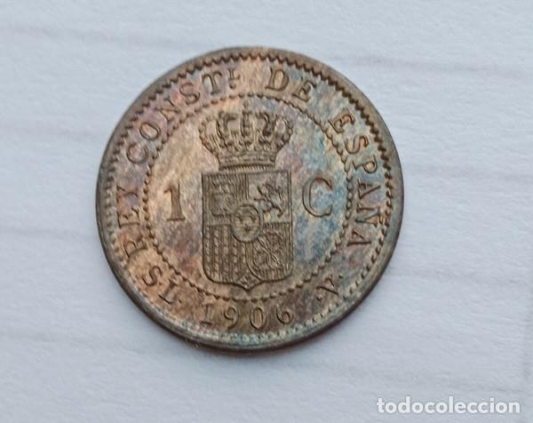 Monedas de Espa&ntilde;a: MONEDA DE 1 CENTIMO DE ALFONSO XIII - Foto 2