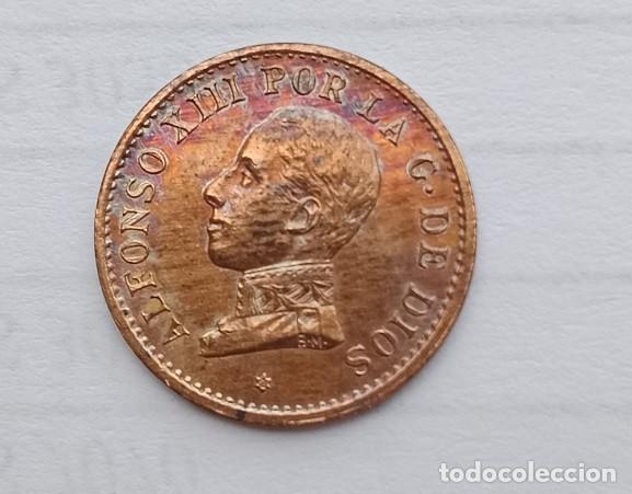 Monedas de Espa&ntilde;a: MONEDA DE 1 CENTIMO DE ALFONSO XIII - Foto 1