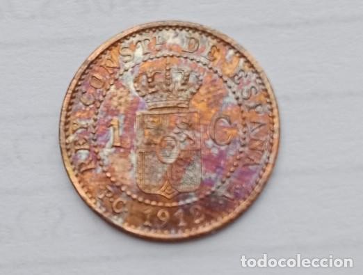 Monedas de Espa&ntilde;a: MONEDA DE 1 CENTIMO DE ALFONSO XIII - Foto 2