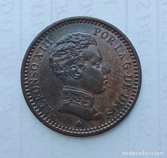 Monedas de Espa&ntilde;a: MONEDA DE 2 CENTIMOS DE ALFONSO XIII - Foto 1