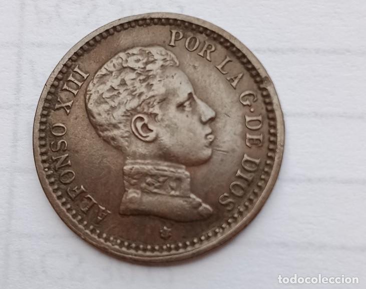 Monedas de Espa&ntilde;a: MONEDA DE 2 CENTIMOS DE ALFONSO XIII - Foto 1