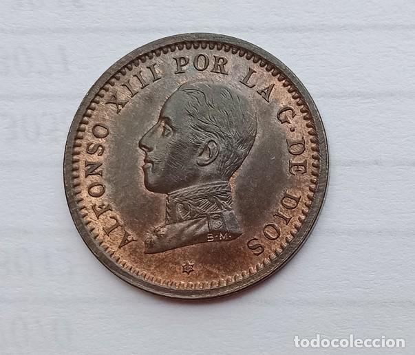Monedas de Espa&ntilde;a: MONEDA DE 2 CENTIMOS DE ALFONSO XIII - Foto 1