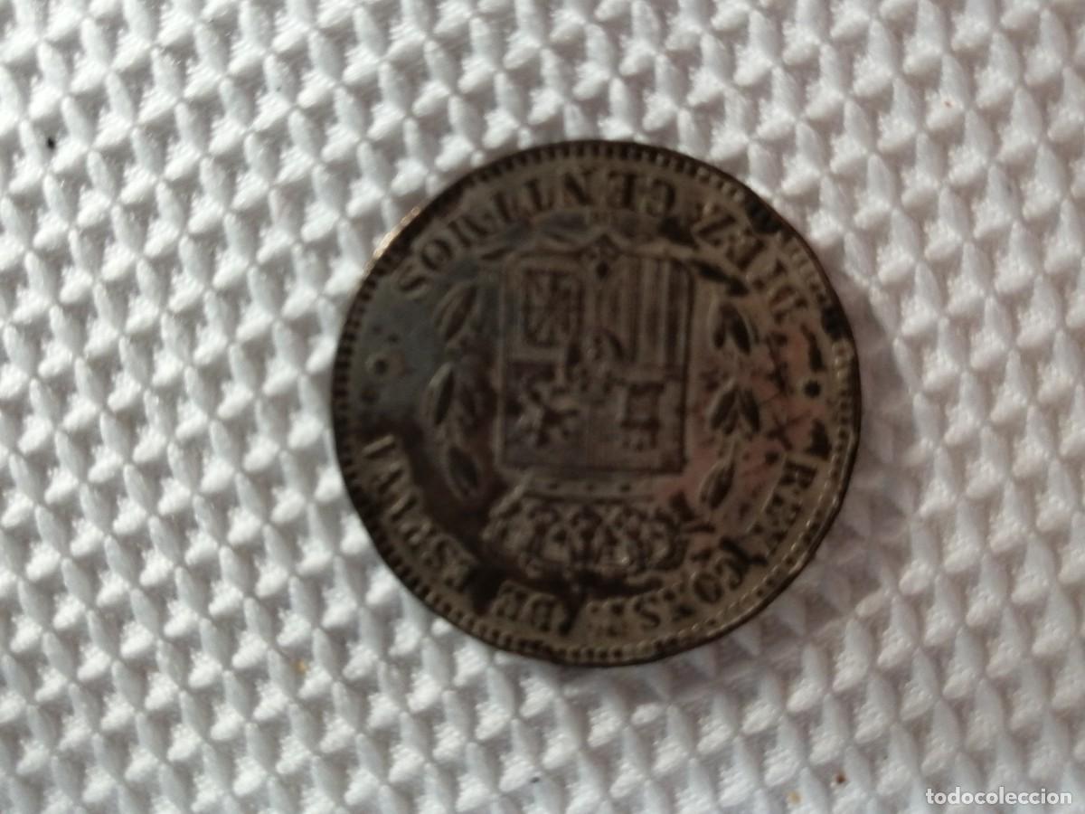 Monedas de Espa&ntilde;a: 10 c&eacute;ntimos 1879 Alfonso XXII - Foto 2