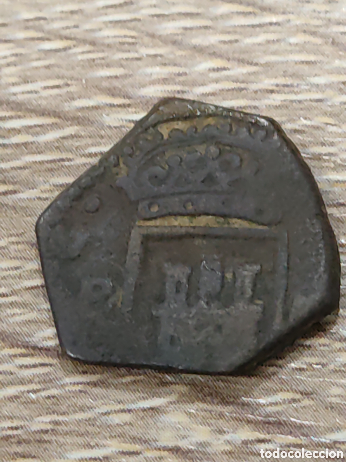 Monedas de Espa&ntilde;a: Moneda cobre 1680 - Foto 2