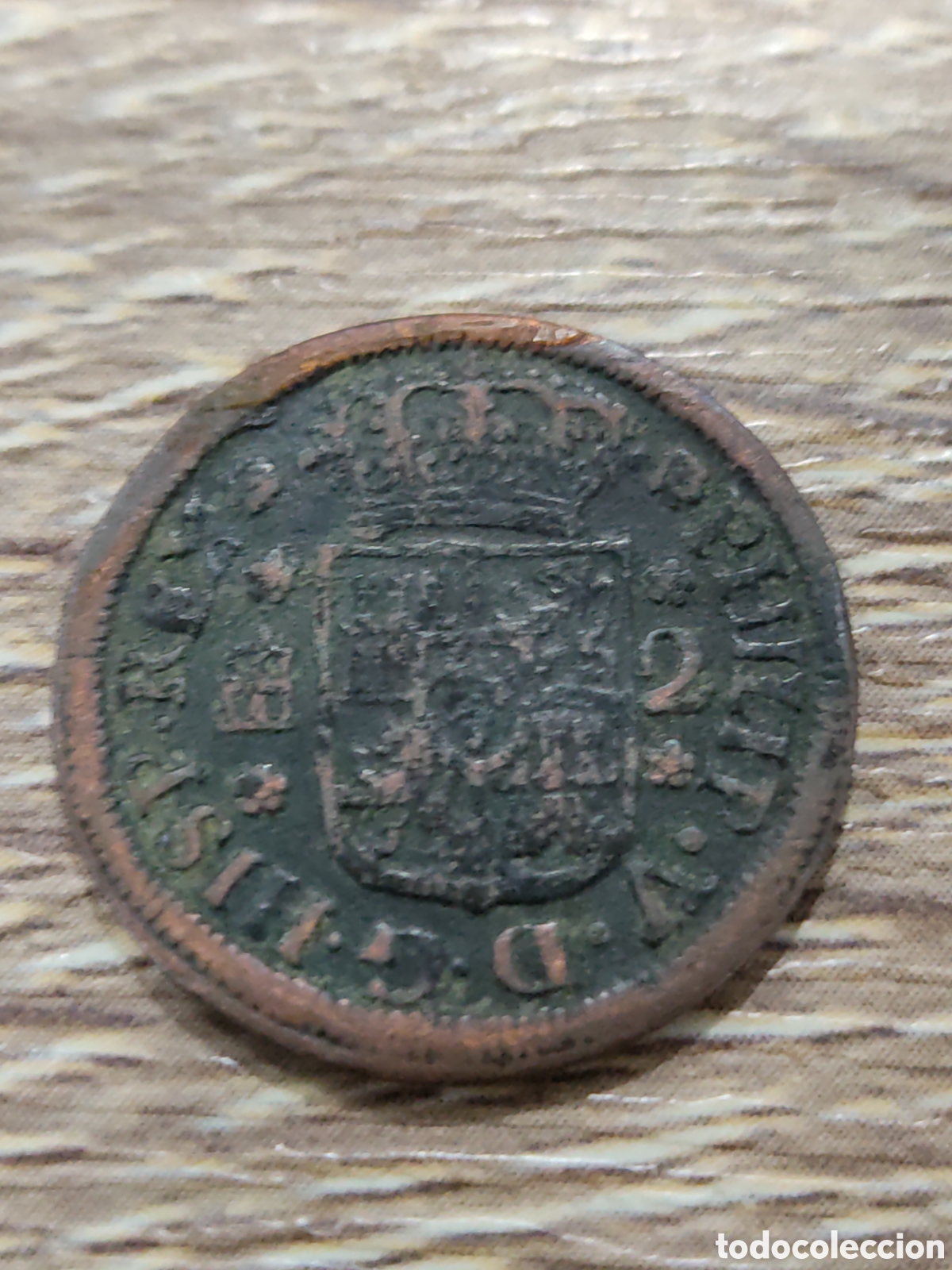 Monedas de Espa&ntilde;a: 2 maraved&iacute;s 1745 Segovia - Foto 2
