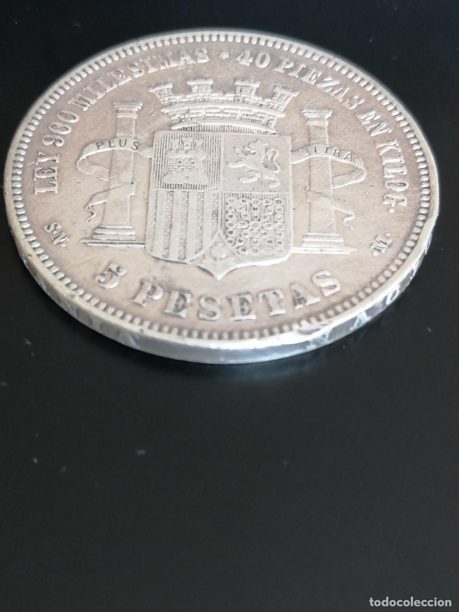 Monedas de Espa&ntilde;a: 5 Pesetas 1870 de Plata - Foto 6