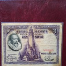 Monedas de España: BILLETE 100 PESETAS 1928 SIN SERIE