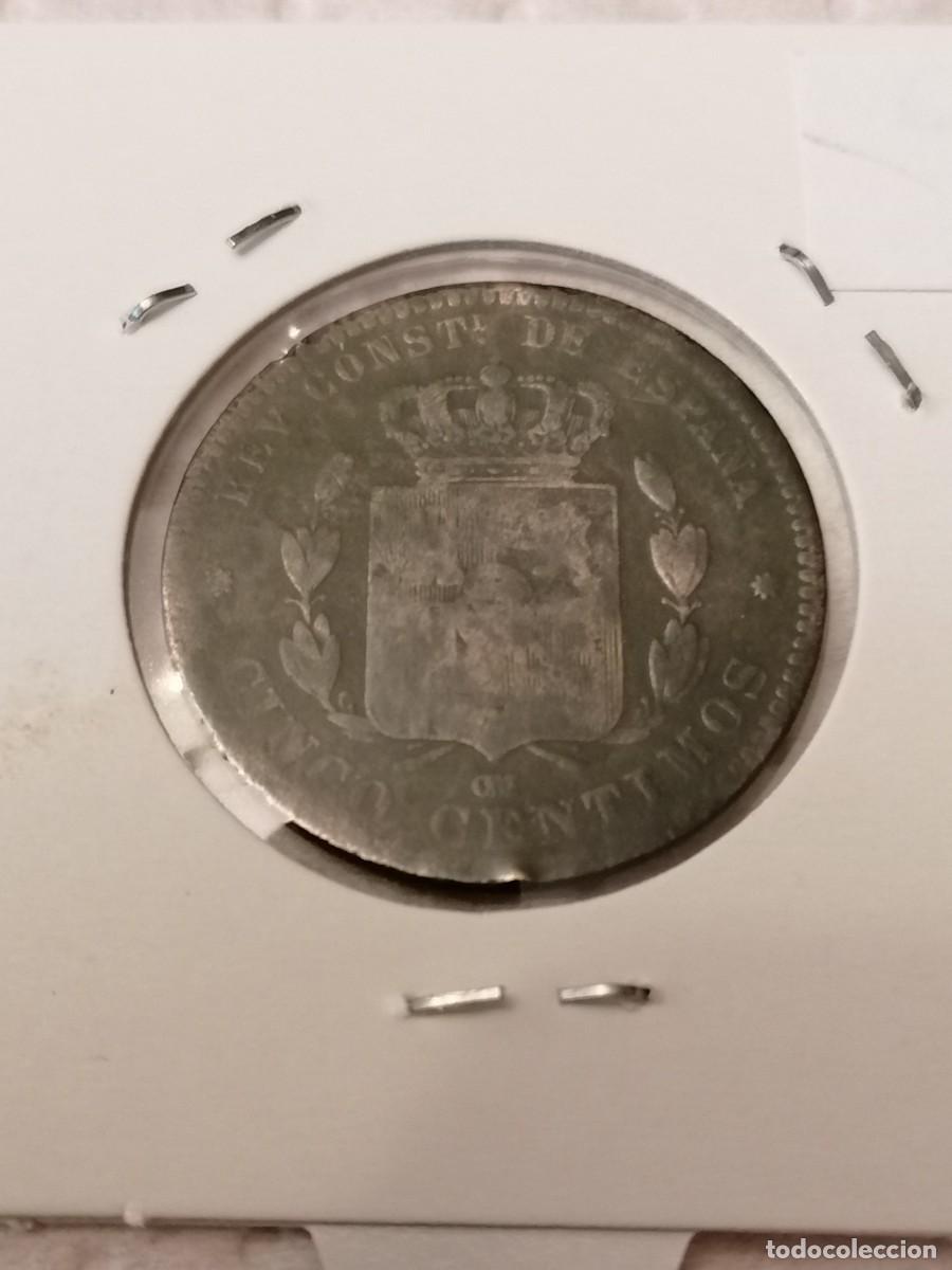 Monedas de Espa&ntilde;a: moneda 5 c&eacute;ntimos ,1879, Espa&ntilde;a, BC- - Foto 2