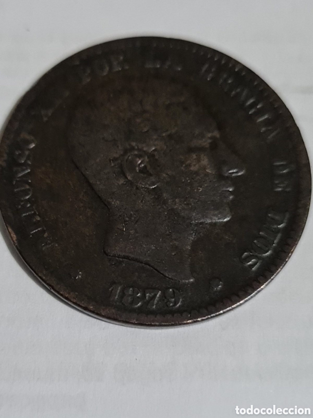 Monedas de Espa&ntilde;a: Moneda de Espa&ntilde;a,Alfonso XII, 1.879, 10 centimos - Foto 1