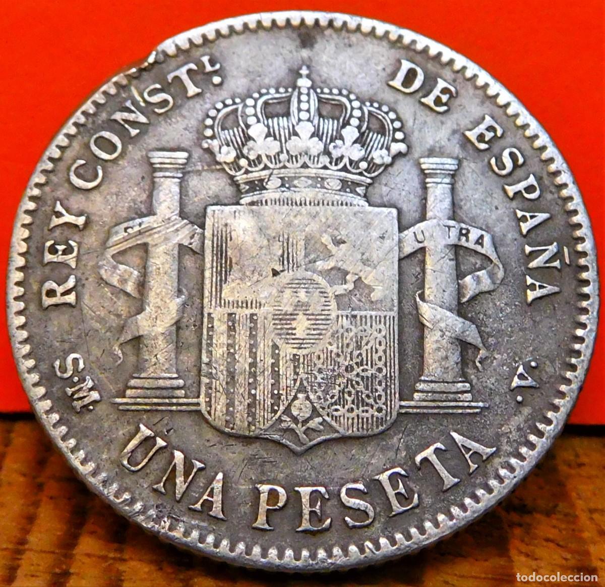 Monedas de Espa&ntilde;a: ESPA&Ntilde;A, PESETA, 1901. PLATA. (2010) - Foto 2