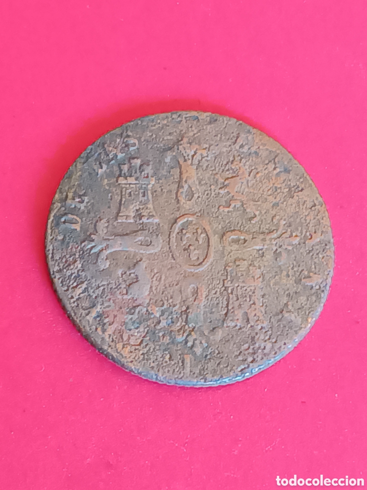 Monedas de Espa&ntilde;a: ISABEL II. 8 MARAVED&Iacute;S DE 1850. JUBIA. - Foto 2