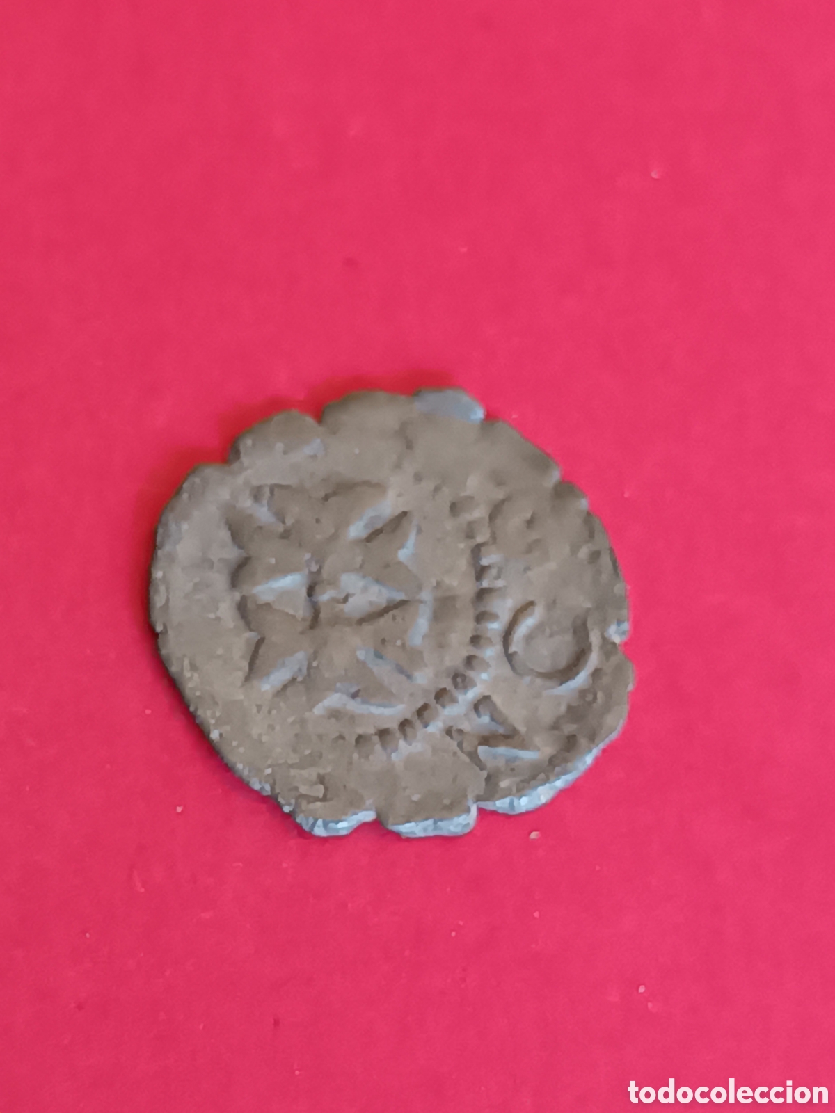 Monedas de Espa&ntilde;a: FELIPE III. DINERO DE VELL&Oacute;N. ARAGON. - Foto 2