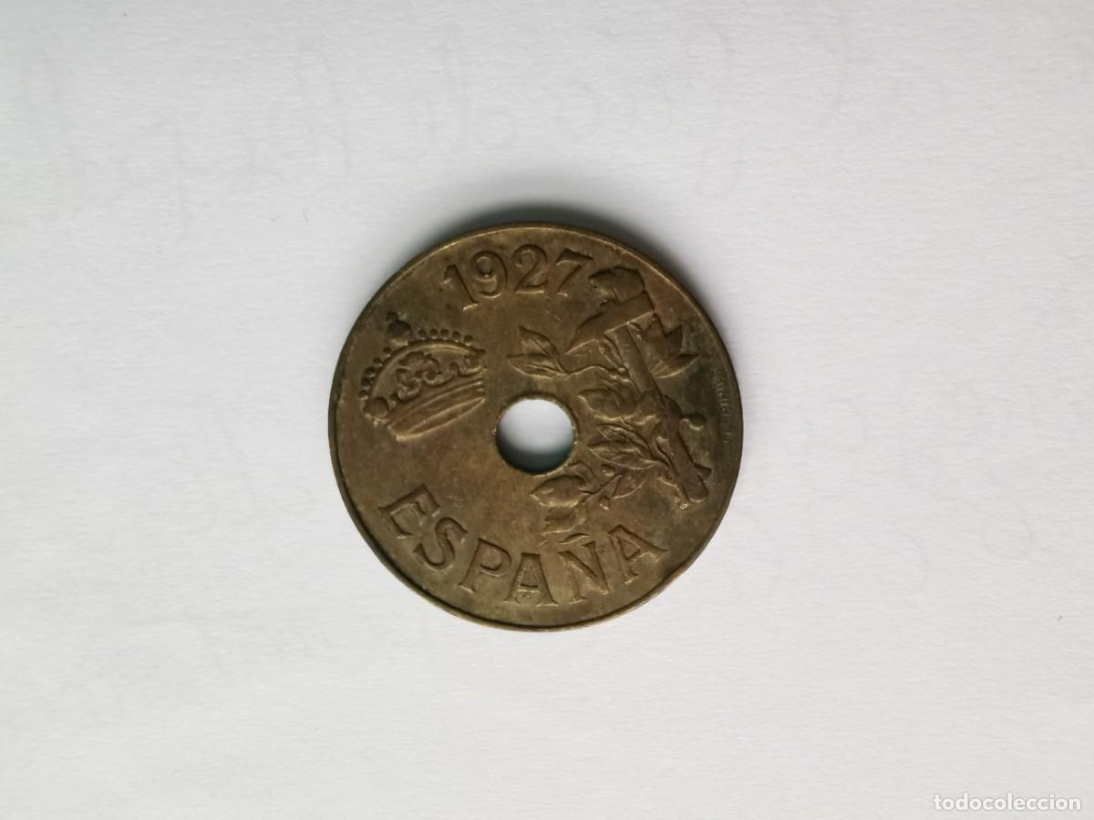 Monedas de Espa&ntilde;a: MONEDA 25 CENTIMOS ESPA&Ntilde;A 1927 - Foto 1