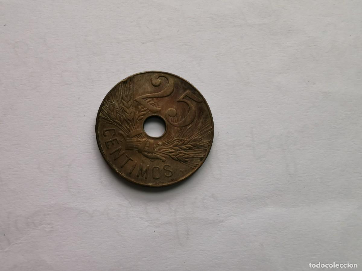 Monedas de Espa&ntilde;a: MONEDA 25 CENTIMOS ESPA&Ntilde;A 1927 - Foto 2