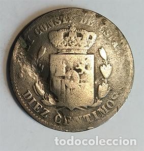 Monedas de Espa&ntilde;a: DIEZ CENTIMOS DE ALFONSO XIII 1877 - Foto 2