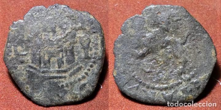 Monedas de Espa&ntilde;a: MONEDA DE FELIPE II 2 MARAVEDIS CUENCA - Foto 1