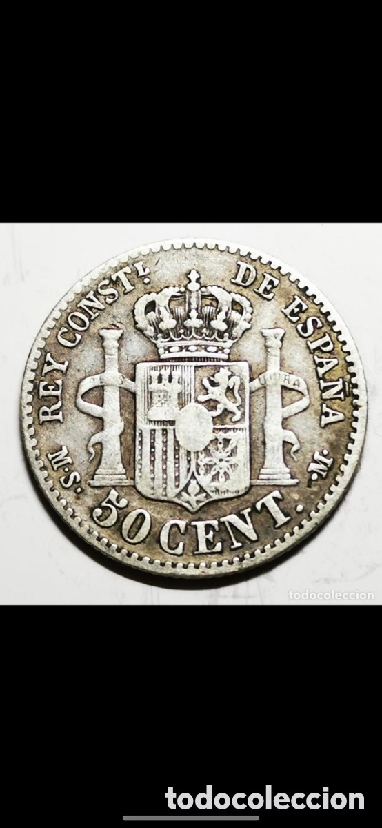 Monedas de Espa&ntilde;a: Moneda Alfonso Xll - Foto 1