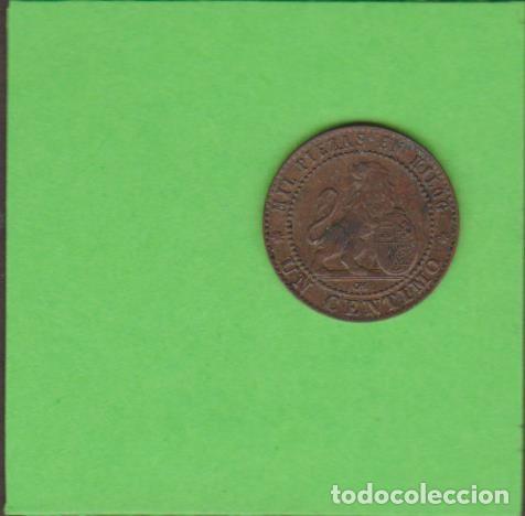 Monedas de Espa&ntilde;a: MONEDAS - GOBIERNO PROVISIONAL - 1 C&Eacute;NTIMO 1870 - CCT-23 (MBC) - Foto 1