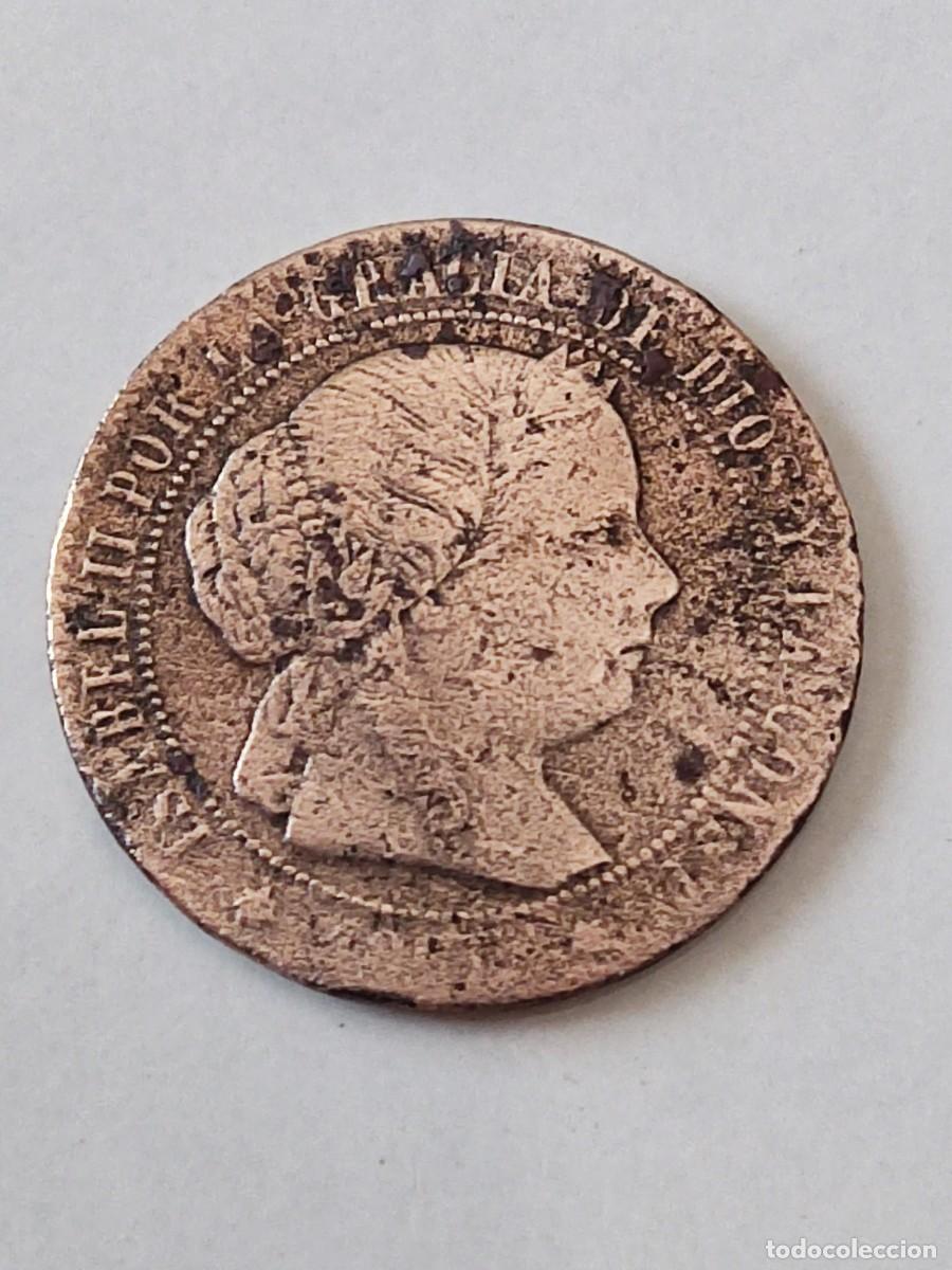 Monedas de Espa&ntilde;a: 1/2 medio c&eacute;ntimo 1867, ceca: 7 puntas Sevilla - Foto 1