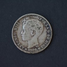 Monedas de España: MONEDA. 1 PESETA PLATA. ALFONSO XIII 1900 (*19---) MBC. FALTA LIMPIAR.