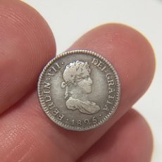 Monedas de España: MEDIO REAL FERNANDO VII 1825 POTOSÍ JL