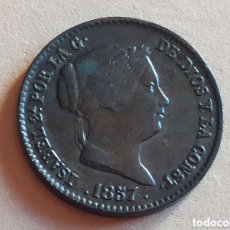 Monete da Spagna: CAMPO67 - ISABEL II . 10 CÉNTIMOS DE REAL DE 1857 , SEGOVIA . 3,9 GRAMOS/20 MM.. Lote 377315349