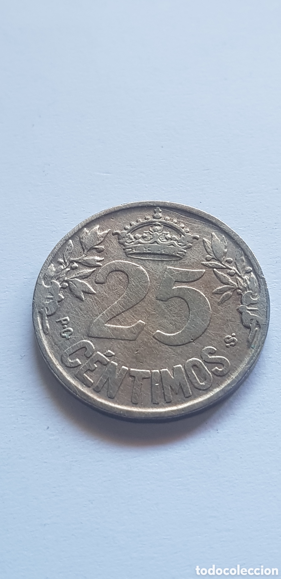 Monedas de Espa&ntilde;a: 25 C&eacute;ntimos 1925 MBC++ - Foto 5