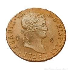 Monedas de España: FERNANDO VII SEGOVIA 8 MARAVEDIS 1826. MUY BONITA. Lote 377998219