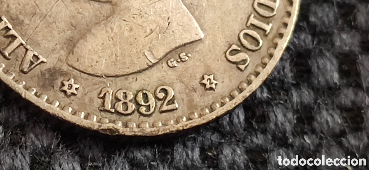 Monedas de Espa&ntilde;a: Moneda 50 c&eacute;ntimos plata - Foto 3