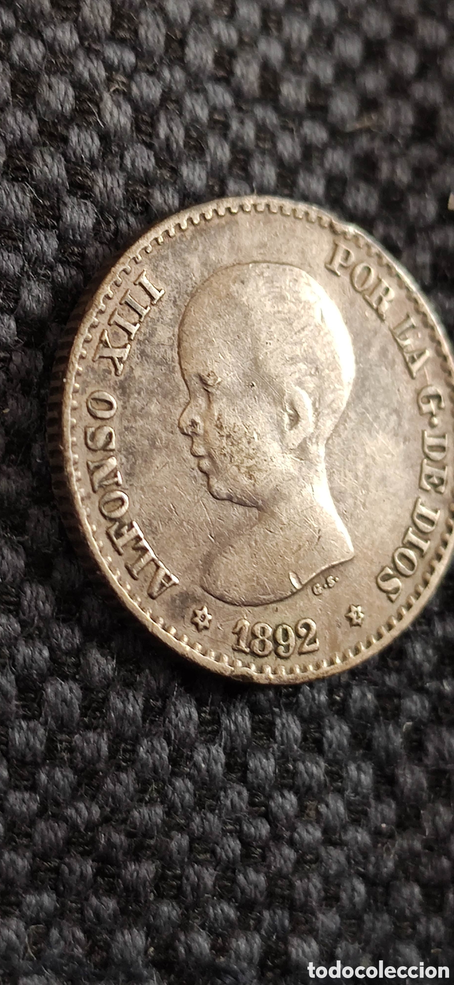 Monedas de Espa&ntilde;a: Moneda 50 c&eacute;ntimos plata - Foto 4